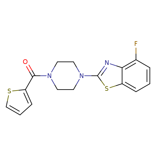 4-fluoro-2-[4-(thiophene-2-carbonyl)piperazin-1-yl]-1,3-benzothiazole
