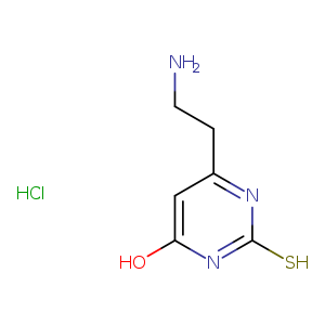 6-(2-aminoethyl)-2-sulfanylpyrimidin-4-ol hydrochloride