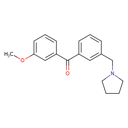 3-Methoxy-3'-pyrrolidinomethyl benzophenone