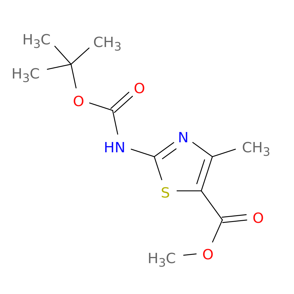 methyl 2-{[(tert-butoxy)carbonyl]amino}-4-methyl-1,3-thiazole-5-carboxylate