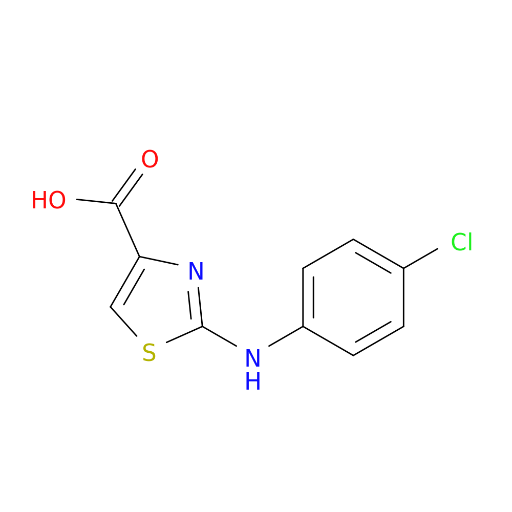 2-((4-Chlorophenyl)amino)thiazole-4-carboxylic acid