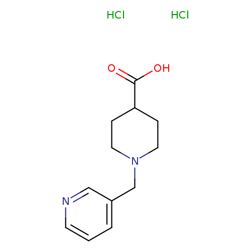 1-(Pyridin-3-ylmethyl)piperidine-4-carboxylic acid dihydrochloride