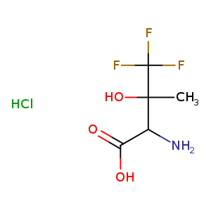2-amino-4,4,4-trifluoro-3-hydroxy-3-methylbutanoic acid hydrochloride
