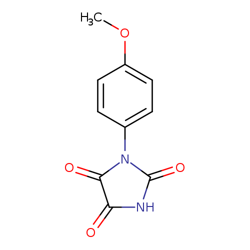 1-(4-methoxyphenyl)imidazolidine-2,4,5-trione