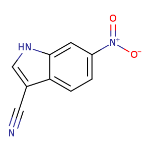 1H-Indole-3-carbonitrile, 6-nitro-
