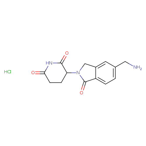 3-[5-(aminomethyl)-1-oxo-2,3-dihydro-1H-isoindol-2-yl]piperidine-2,6-dione hydrochloride