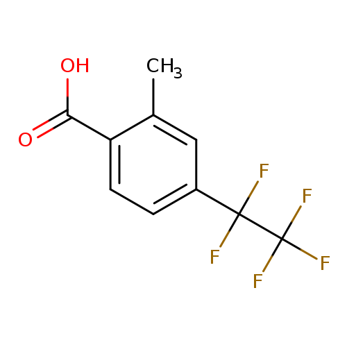 2-methyl-4-(1,1,2,2,2-pentafluoroethyl)benzoic acid