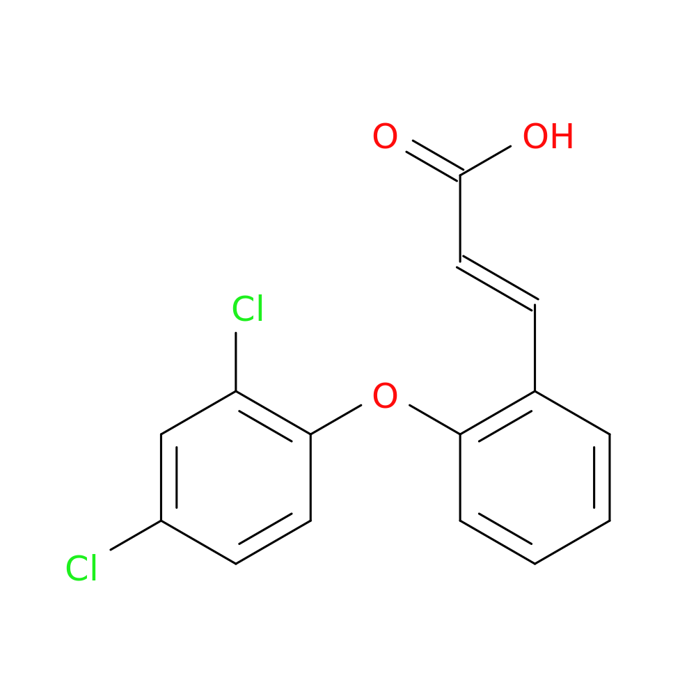 3-(2-(2,4-Dichlorophenoxy)phenyl)acrylic acid