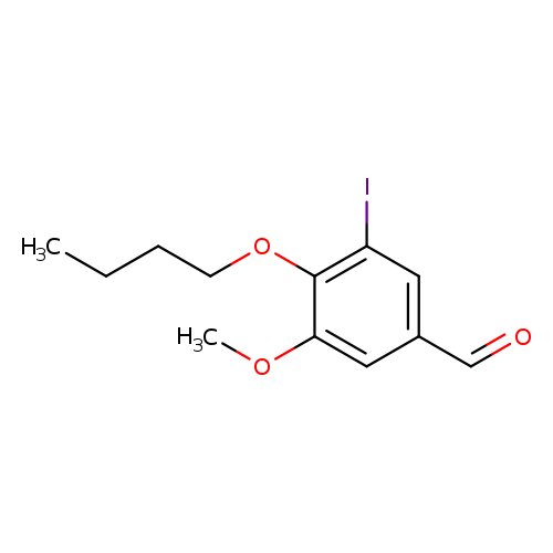 4-butoxy-3-iodo-5-methoxybenzaldehyde