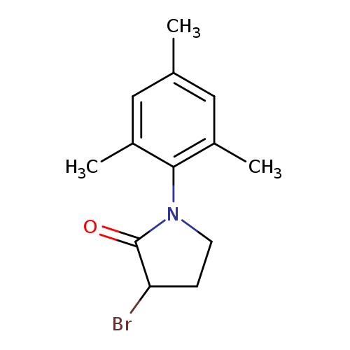 3-bromo-1-(2,4,6-trimethylphenyl)pyrrolidin-2-one