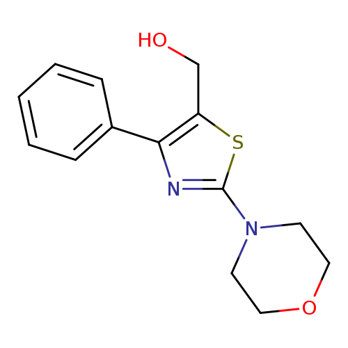 [2-(morpholin-4-yl)-4-phenyl-1,3-thiazol-5-yl]methanol