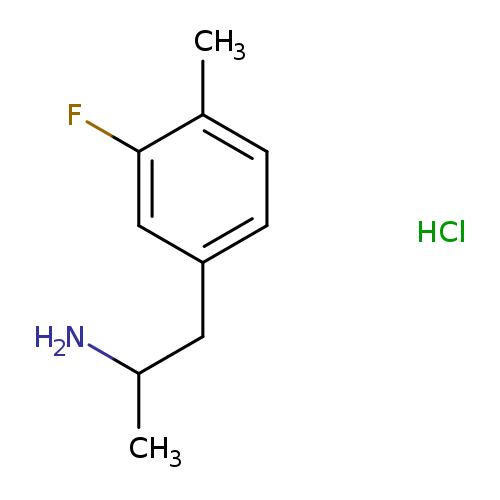 1-(3-fluoro-4-methylphenyl)propan-2-aminehydrochloride