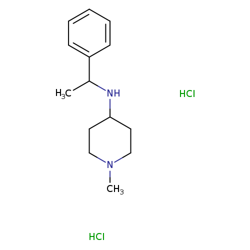 1-methyl-N-(1-phenylethyl)piperidin-4-aminedihydrochloride