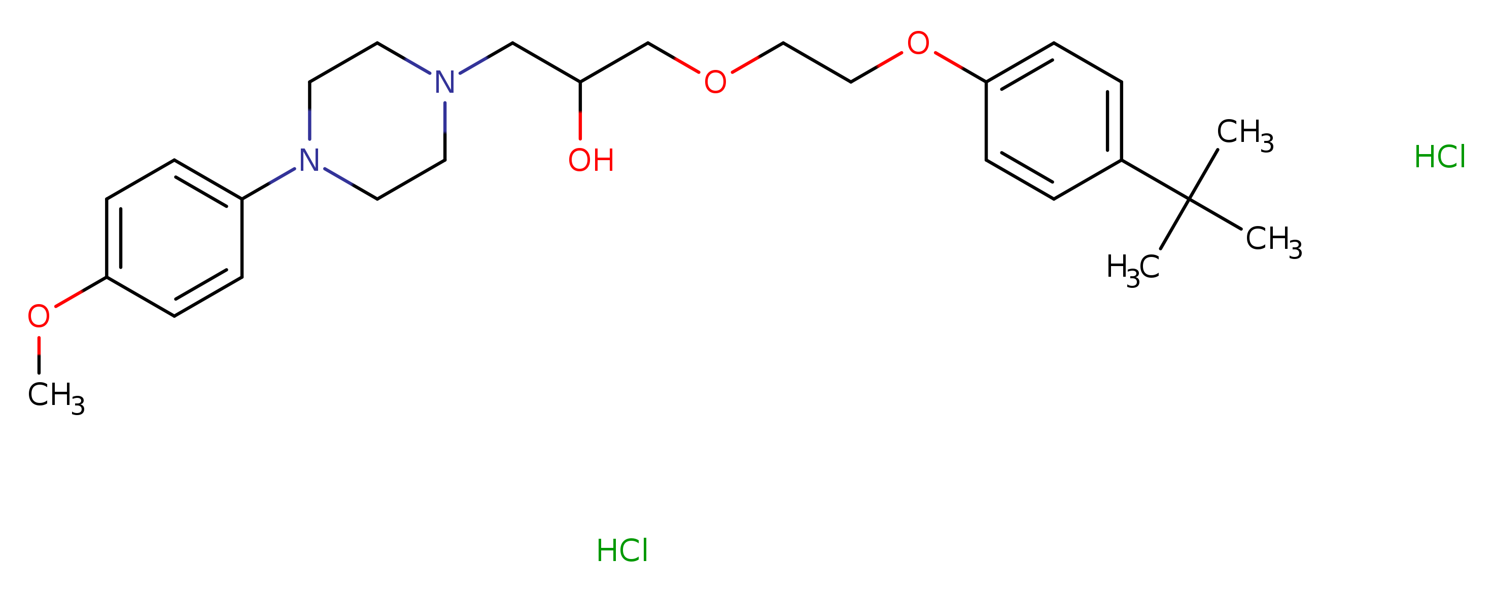 1-[2-(4-tert-butylphenoxy)ethoxy]-3-[4-(4-methoxyphenyl)piperazin-1-yl]propan-2-ol dihydrochloride