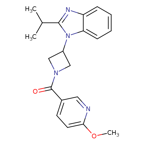 1-[1-(6-methoxypyridine-3-carbonyl)azetidin-3-yl]-2-(propan-2-yl)-1H-1,3-benzodiazole