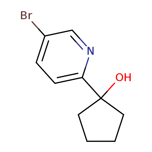 1-(5-bromopyridin-2-yl)cyclopentan-1-ol