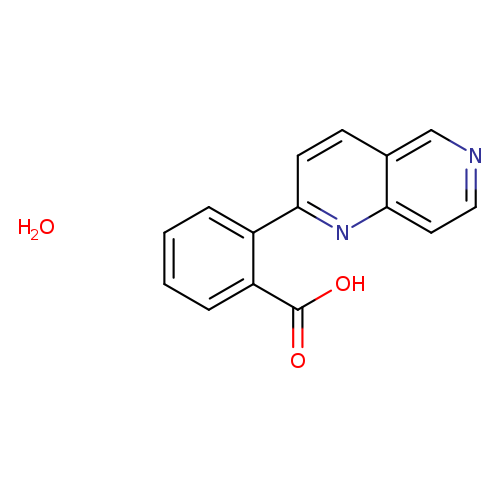 2-(1,6-Naphthyridin-2-yl)benzoic acid hydrate