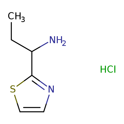 1-(1,3-thiazol-2-yl)propan-1-amine hydrochloride