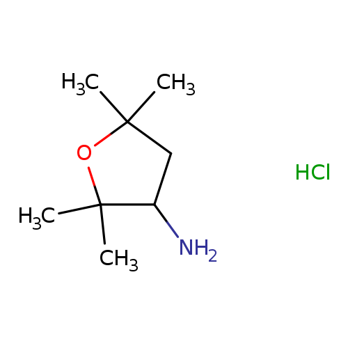 2,2,5,5-Tetramethyltetrahydrofuran-3-amine hydrochloride