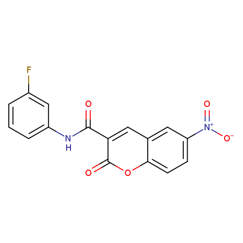 N-(3-fluorophenyl)-6-nitro-2-oxo-2H-chromene-3-carboxamide