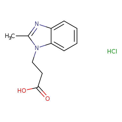 3-(2-Methyl-1h-1,3-benzodiazol-1-yl)propanoic acid hydrochloride