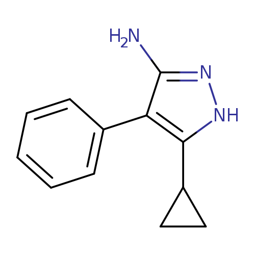 5-cyclopropyl-4-phenyl-1H-pyrazol-3-amine