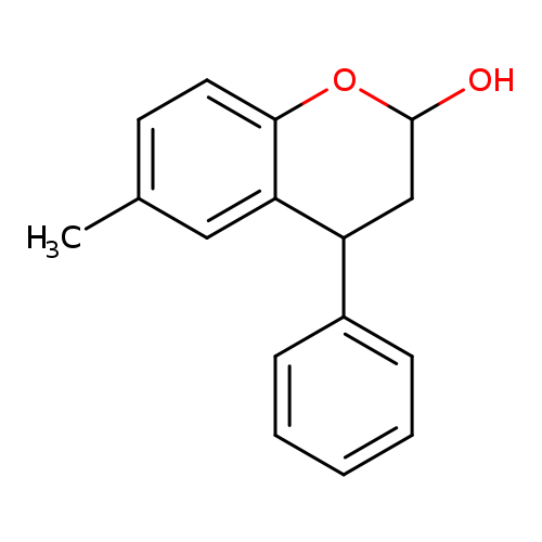 2H-1-Benzopyran-2-ol, 3,4-dihydro-6-methyl-4-phenyl-
