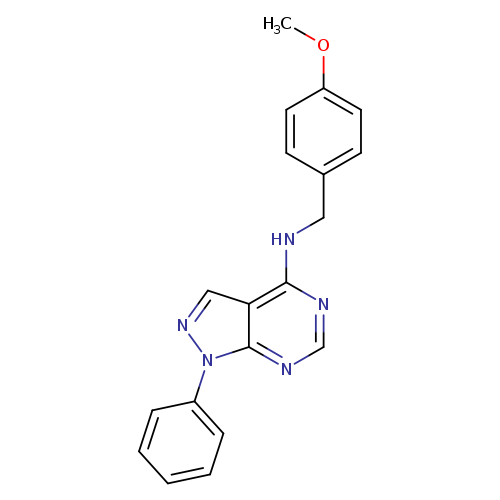 N-[(4-methoxyphenyl)methyl]-1-phenyl-1H-pyrazolo[3,4-d]pyrimidin-4-amine