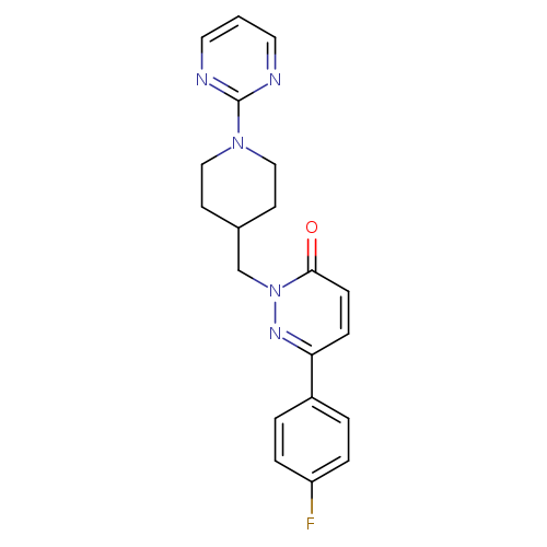 6-(4-fluorophenyl)-2-{[1-(pyrimidin-2-yl)piperidin-4-yl]methyl}-2,3-dihydropyridazin-3-one
