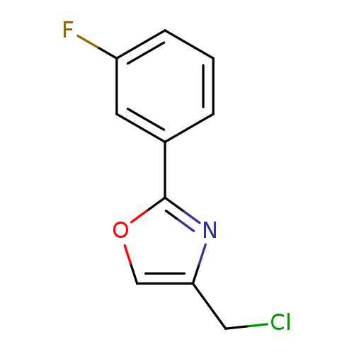 4-(chloromethyl)-2-(3-fluorophenyl)-1,3-oxazole