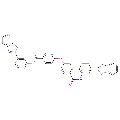 N-[3-(1,3-benzothiazol-2-yl)phenyl]-4-(4-{[3-(1,3-benzothiazol-2-yl)phenyl]carbamoyl}phenoxy)benzamide