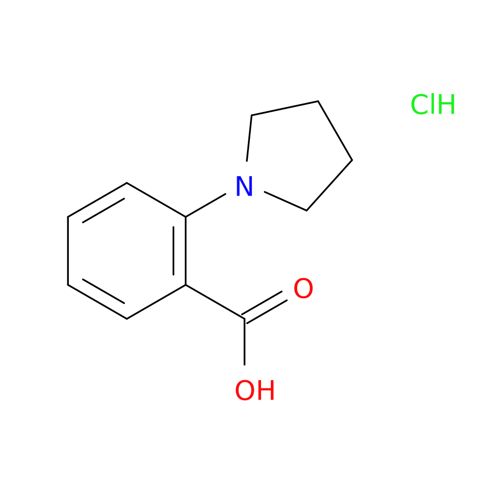2-(Pyrrolidin-1-yl)benzoic acid hydrochloride