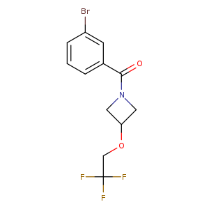 1-(3-bromobenzoyl)-3-(2,2,2-trifluoroethoxy)azetidine