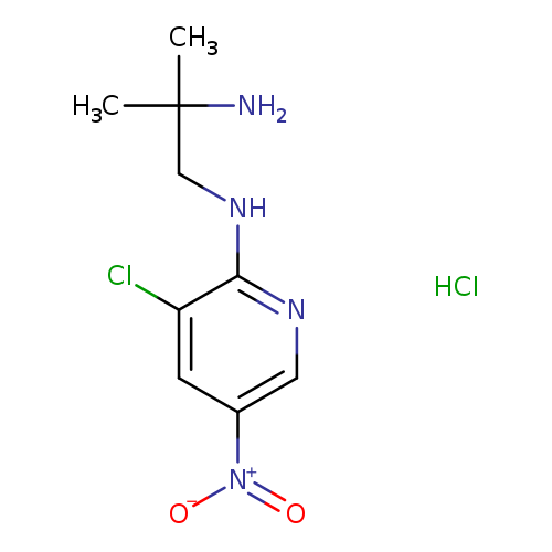 N1-(3-chloro-5-nitropyridin-2-yl)-2-methylpropane-1,2-diaminehydrochloride