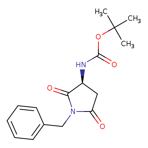 Carbamic acid, [(3S)-2,5-dioxo-1-(phenylmethyl)-3-pyrrolidinyl]-,1,1-dimethylethyl ester