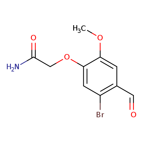 2-(5-bromo-4-formyl-2-methoxyphenoxy)acetamide