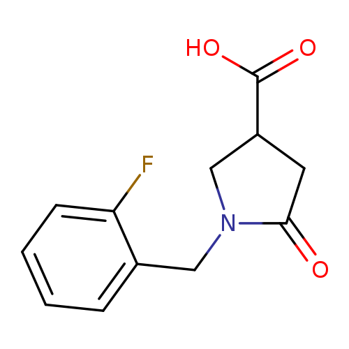 1-(2-Fluorobenzyl)-5-oxopyrrolidine-3-carboxylic acid