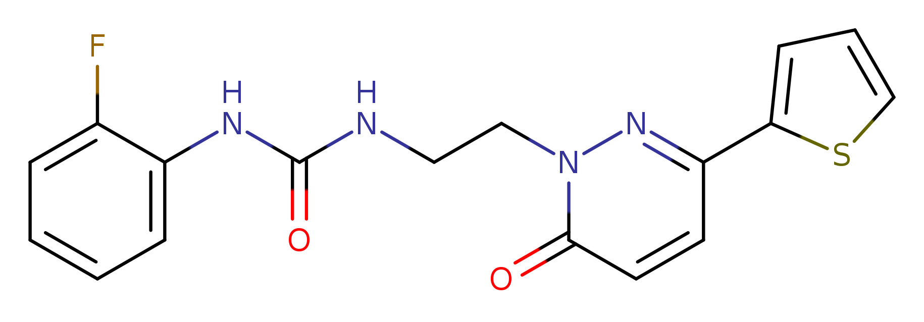 1-(2-fluorophenyl)-3-{2-[6-oxo-3-(thiophen-2-yl)-1,6-dihydropyridazin-1-yl]ethyl}urea