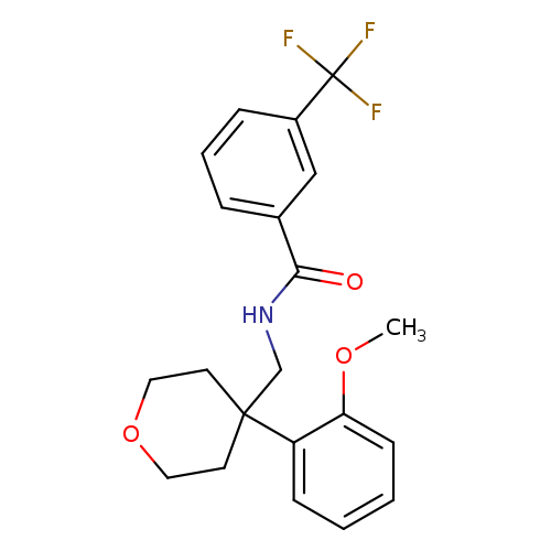 N-{[4-(2-methoxyphenyl)oxan-4-yl]methyl}-3-(trifluoromethyl)benzamide