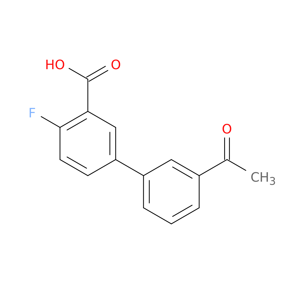 5-(3-Acetylphenyl)-2-fluorobenzoic acid