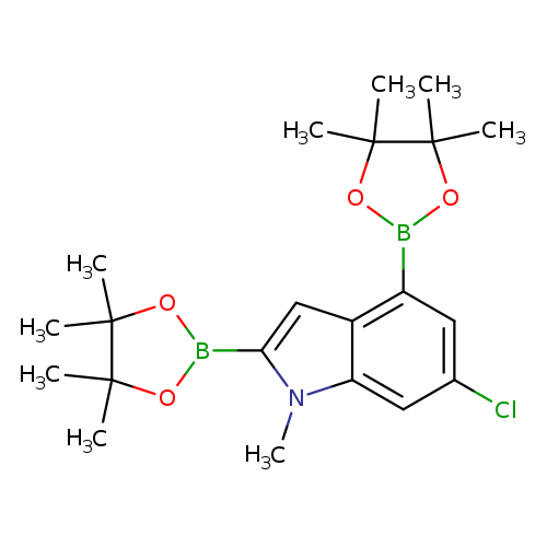6-Chloro-1-methyl-2,4-bis(4,4,5,5-tetramethyl-1,3,2-dioxaborolan-2-yl)-1H-indole