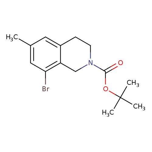 tert-butyl 8-bromo-6-methyl-1,2,3,4-tetrahydroisoquinoline-2-carboxylate