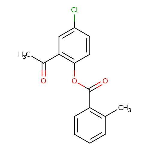 2-Acetyl-4-chlorophenyl 2-methylbenzoate