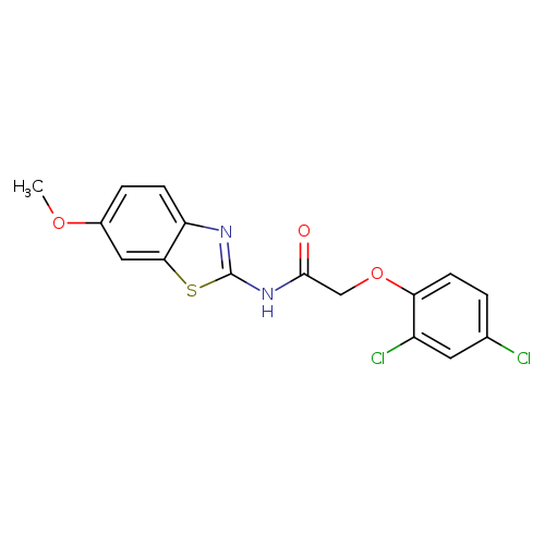 2-(2,4-dichlorophenoxy)-N-(6-methoxy-1,3-benzothiazol-2-yl)acetamide