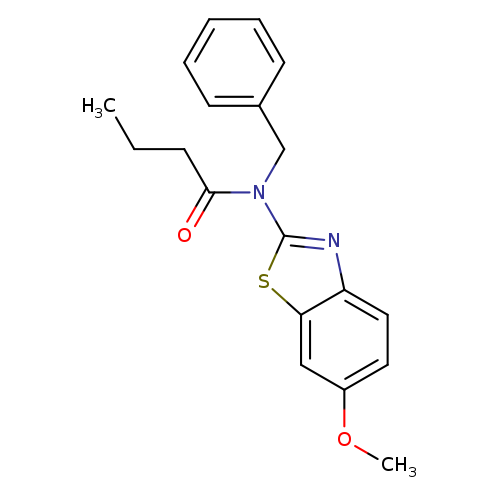 N-benzyl-N-(6-methoxy-1,3-benzothiazol-2-yl)butanamide