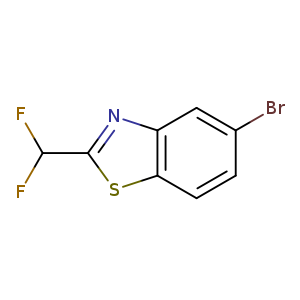 5-bromo-2-(difluoromethyl)-1,3-benzothiazole