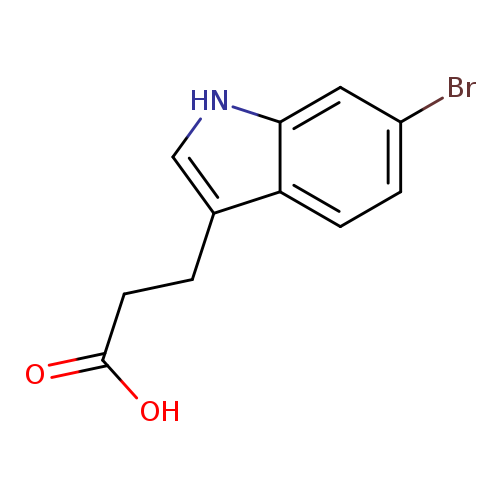 1H-Indole-3-propanoic acid, 6-bromo-