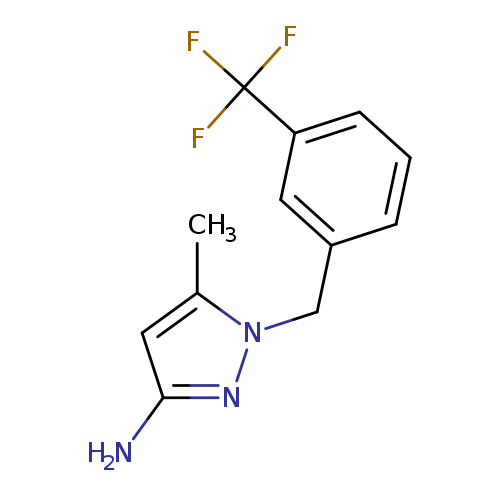5-methyl-1-{[3-(trifluoromethyl)phenyl]methyl}-1H-pyrazol-3-amine