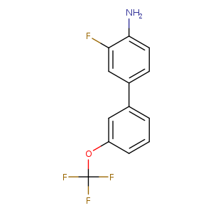 3-Fluoro-3'-(trifluoromethoxy)-[1,1'-biphenyl]-4-amine