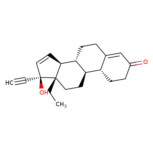 18,19-Dinorpregna-4,15-dien-20-yn-3-one, 13-ethyl-17-hydroxy-, (17a)-
